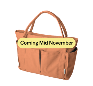 Canvas Pocket Tote - Terracotta