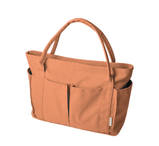 Canvas Pocket Tote - Terracotta