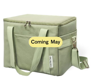 Insulated Canvas Cooler Bag - Sage