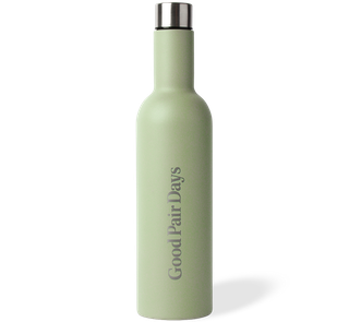 Insulated Wine Bottle - Sage