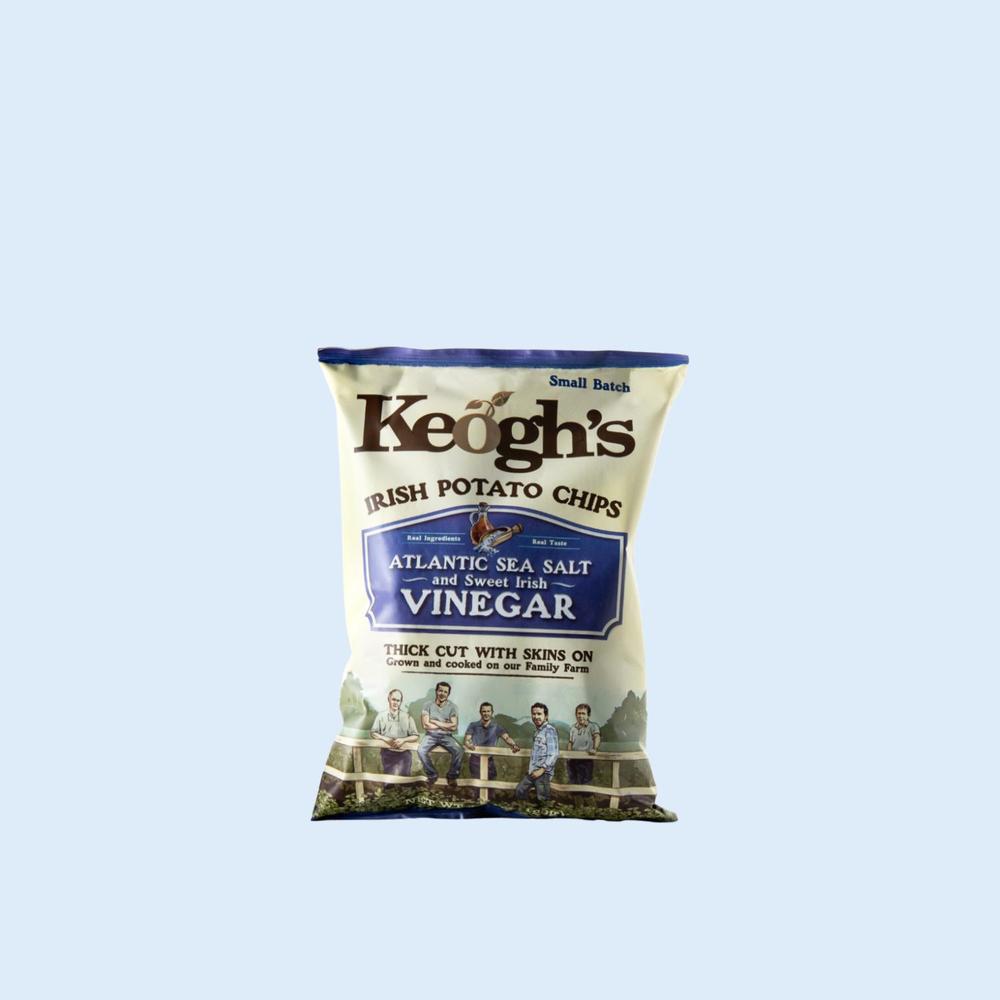 Keogh's Atlantic Sea Salt and Sweet Irish Vinegar Chips 125g Good