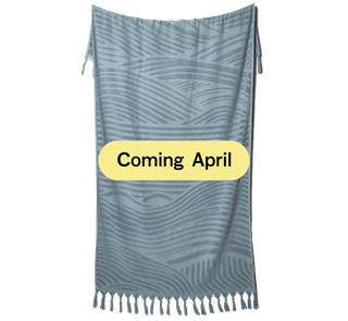 Luxe Wave Beach Towel - Storm
