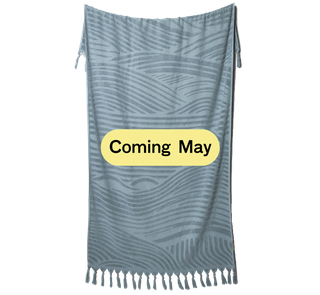 Luxe Wave Beach Towel - Storm