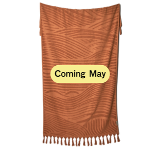 Luxe Wave Beach Towel - Terracotta