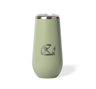 Sparkling Flute Tumbler - Sage