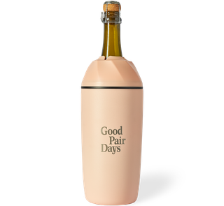 Wine Bottle Table Chiller - Peach